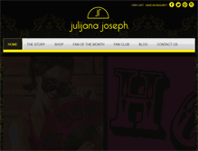 Tablet Screenshot of julijanajoseph.com